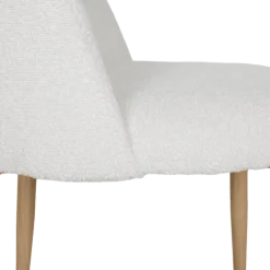 Amelie Chaise bouclé blanc