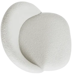 Amelie Chaise bouclé blanc