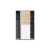 Amoire 2 portes Ohio-Lupo blanc/chêne sonoma
