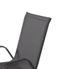 Anduze - Chaise de jardin en tissu gris