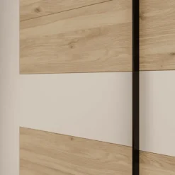 Armoire Bellevue 220 cm avec Lot de 3 étagères