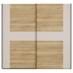 Armoire Bellevue 220 cm avec Lot de 3 étagères