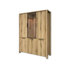 Armoire de rangement( Vitrine ) Bordo couleurs chêne