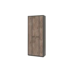 Armoire D Pronto 4 chêne vintage/noir