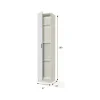 Armoire 1P Multiusos blanc