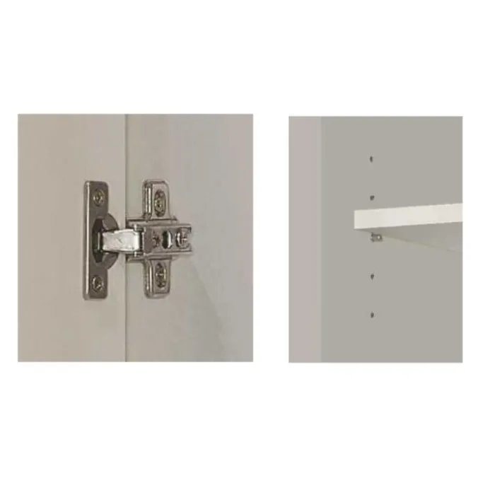 Armoire 1P Multiusos blanc
