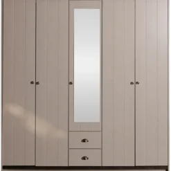 Armoire 5 portes avec miroir Arlo mh9423