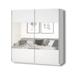Armoire 2 portes Beta blanc