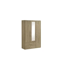 Armoire 3 portes Cara caramel oak