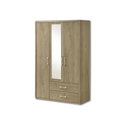 Armoire 3 portes Cara caramel oak