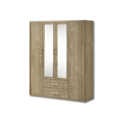 Armoire 4 portes Cara caramel oak