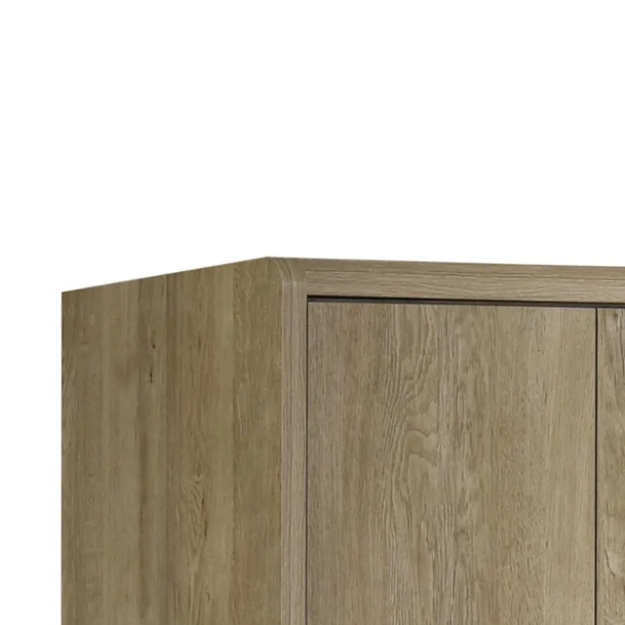 Armoire 6 portes Cara caramel oak