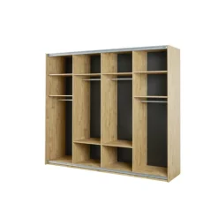 Armoire 2 portes Clara golden oak