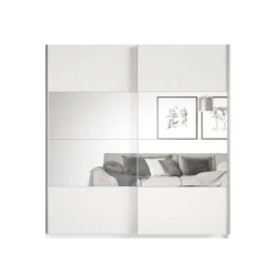Armoire 2 portes (200cm) Beta blanc