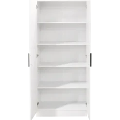 Armoire 2 portes 80 cm blanc R8012
