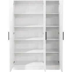 Armoire 3 portes 120 cm Blanc R8013