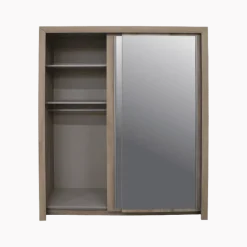 Armoire 2 portes 182 cm Tempo/Vario chêne kronberg/noir