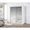 Armoire 2 portes 182 cm Touch blanc