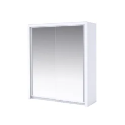 Armoire 2 portes 182 cm Touch blanc