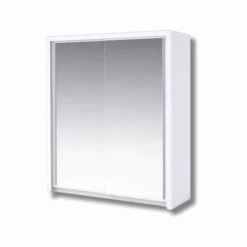 Armoire 2 portes 182 cm Touch blanc