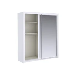 Armoire 2 portes 182 cm Touch blanc