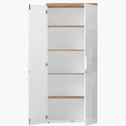 Armoire 2 portes Easy bianco et cadiz