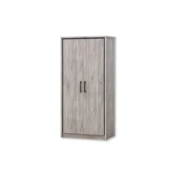 Armoire 2 portes Elias gris