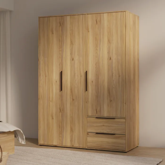Armoire 3 portes et 2 tiroirs Orkney