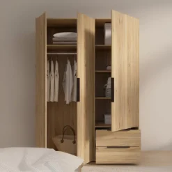Armoire 3 portes et 2 tiroirs Orkney