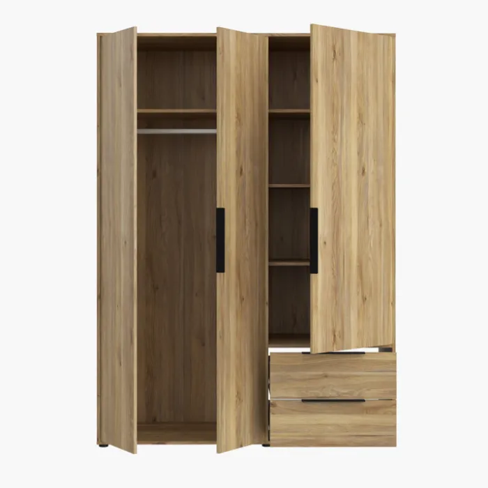 Armoire 3 portes et 2 tiroirs Orkney