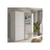 Armoire 2 portes Kaikais blanc mat