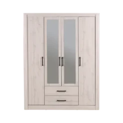 Armoire 4 portes Olivos rome whitewash