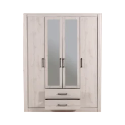 Armoire 4 portes Olivos rome whitewash