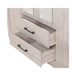 Armoire 4 portes Olivos rome whitewash