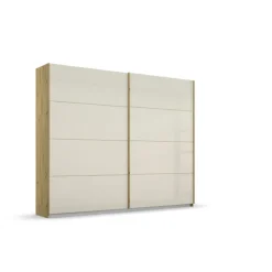 Armoire 2 portes Quadra chêne artisan