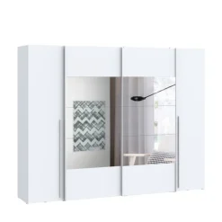Armoire 2 portes Rexgo blanc