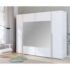 Armoire 2 portes Rexgo blanc