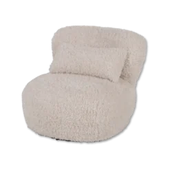 Badesi - Fauteuil Beige / blanc