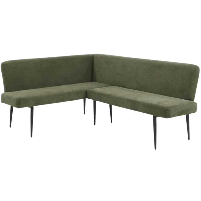 Banc de coin Melvin 1 droit Vert
