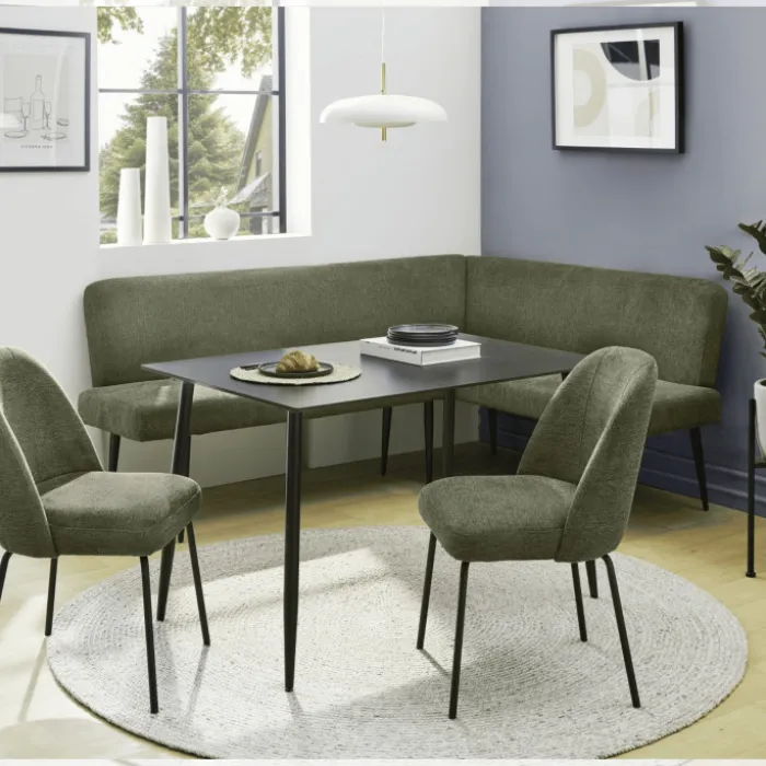 Banc de coin Melvin 1 gauche vert