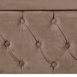 Banc Madrid tissu beige 160 cm
