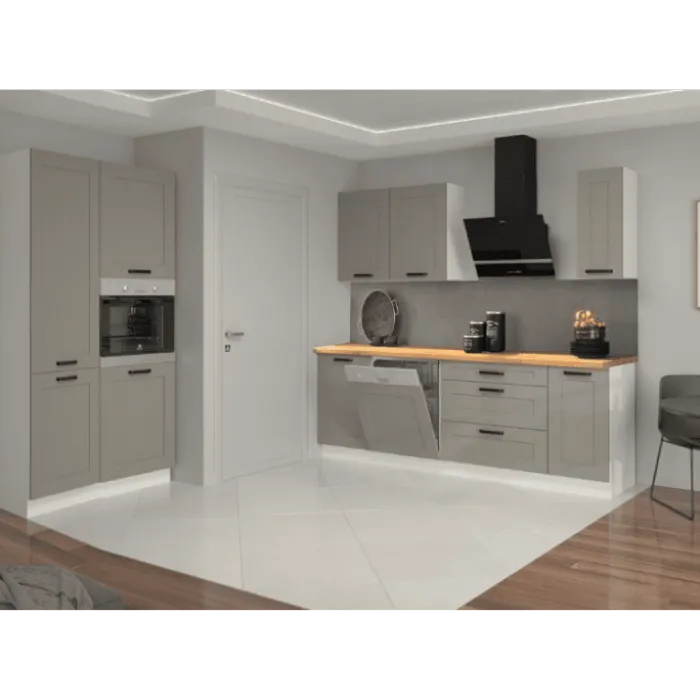 Bas casserolier 80 3T gris