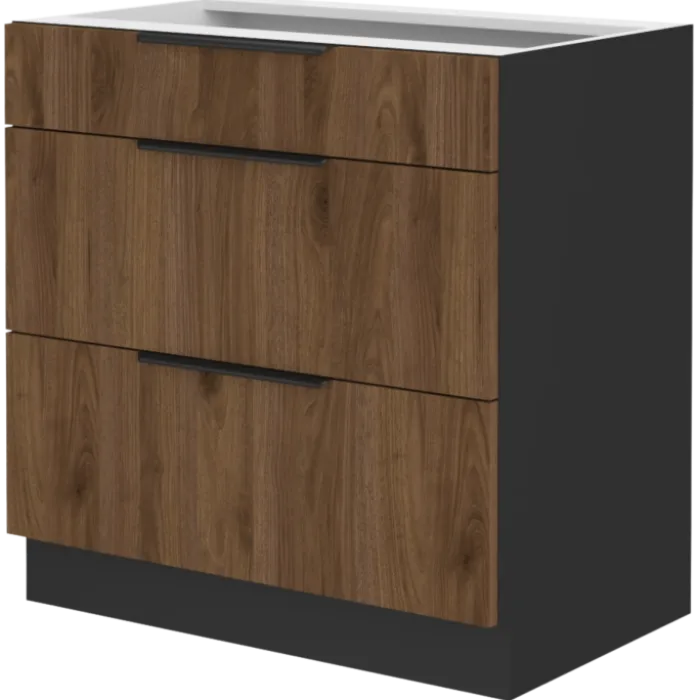 Bas 80 cm Casserolier Monza noyer