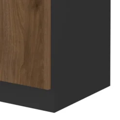 Bas 60 cm 1 porte Monza noyer