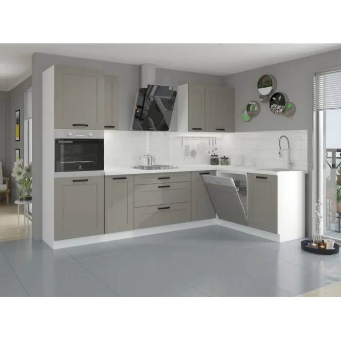 Bas four 60 Luna gris