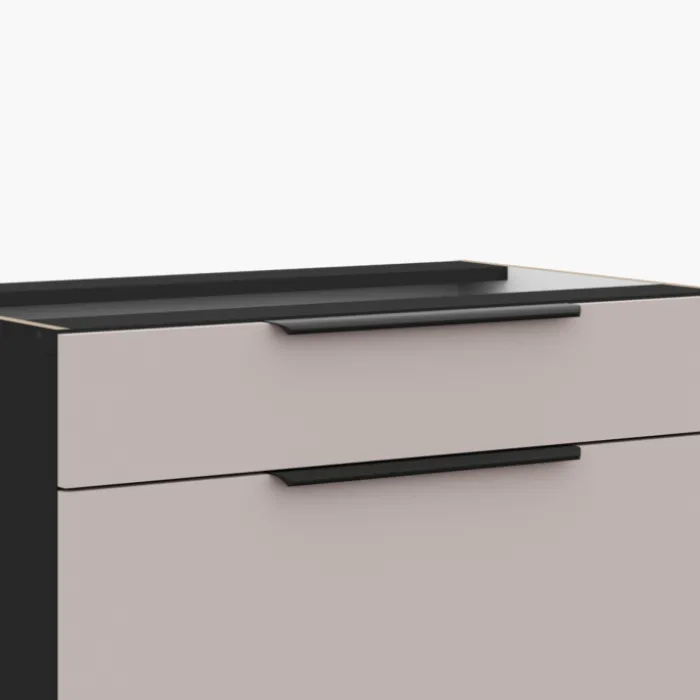 Bas 3 tiroirs 80 cm Arona - sans plan de travail