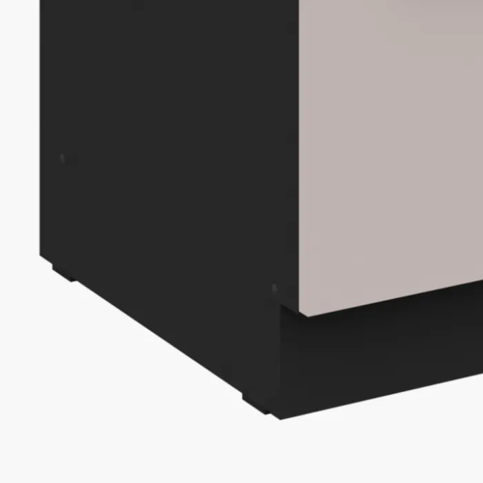 Bas 3 tiroirs 80 cm Arona - sans plan de travail