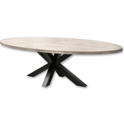Belluno - Table ovale TOV23 MM 50 - Pied central