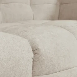 Big sofa 3 places fixe Flare en tissu Beige