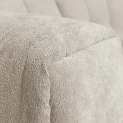 Big sofa 3 places fixe Flare en tissu Beige